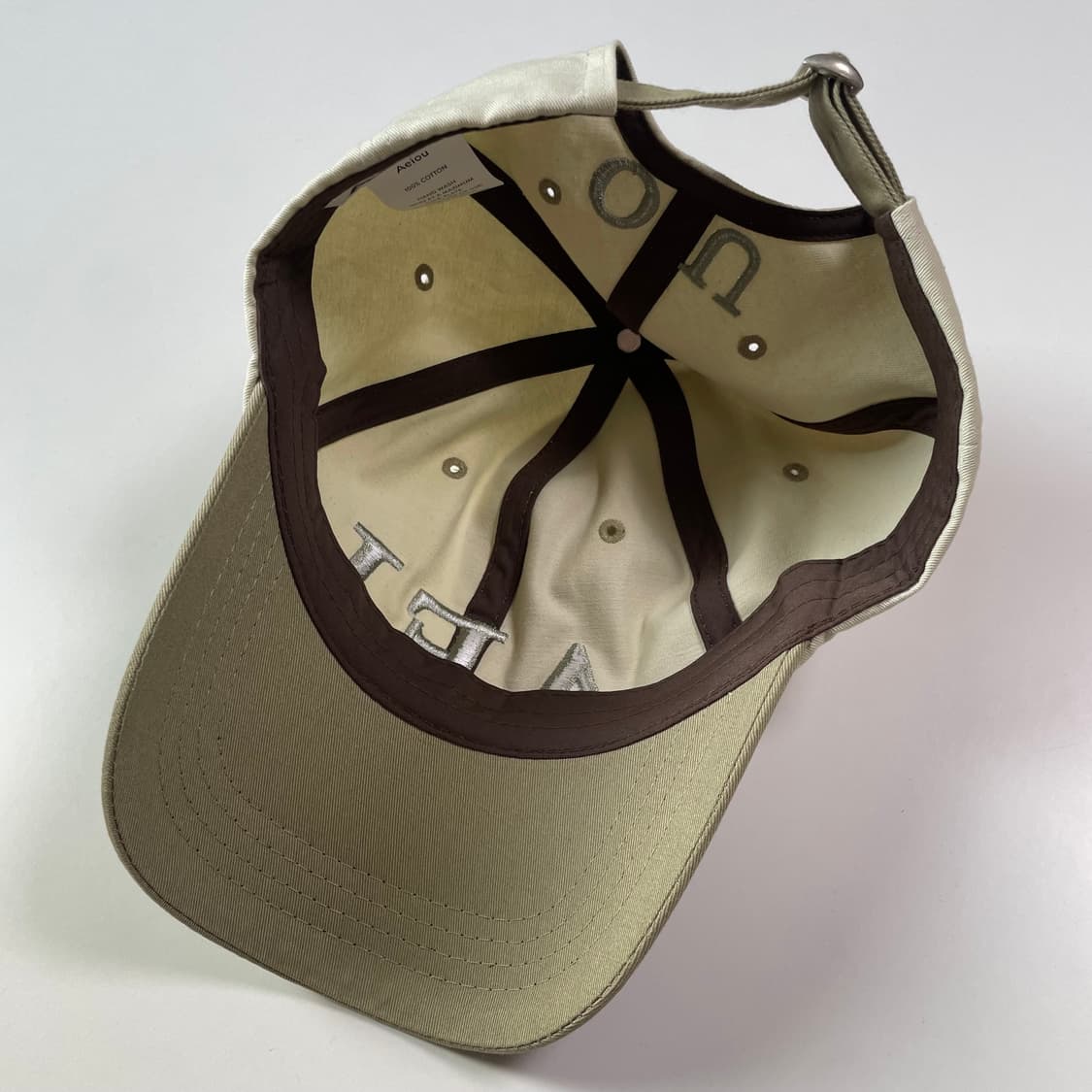 아에이오우 볼캡 모자 Oolong Tea 상품이미지2