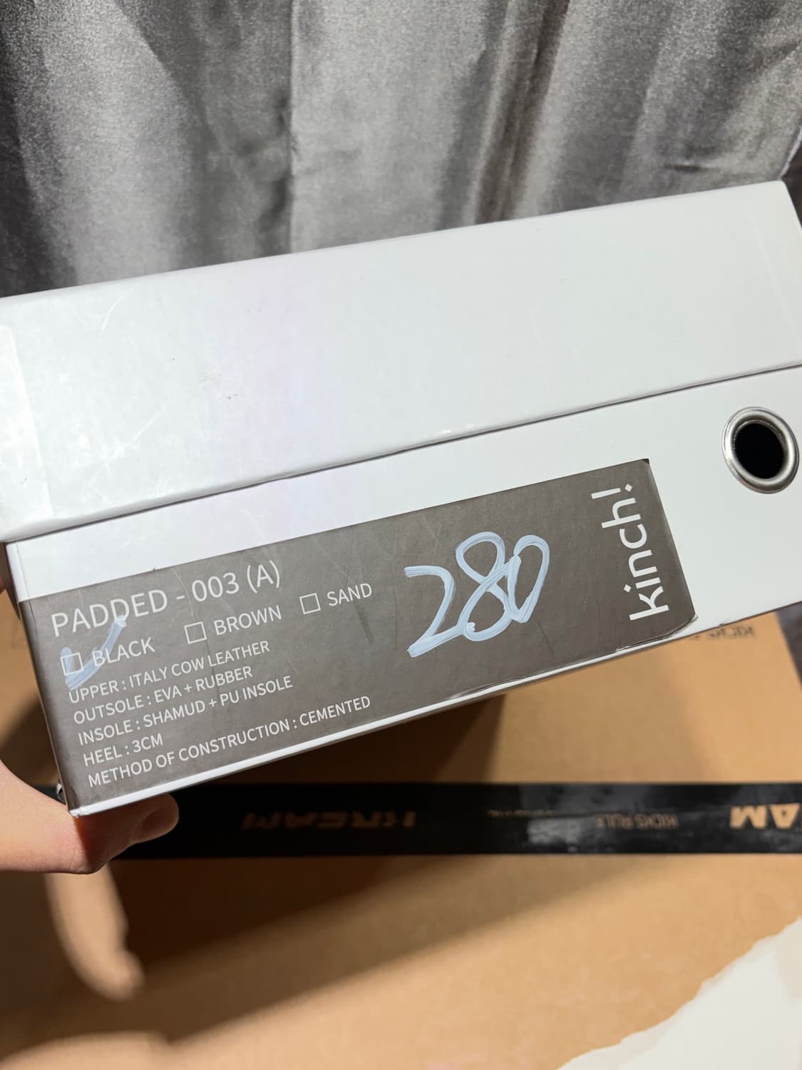 280 Kinci 킨치 패디드 뮬 블랙 상품이미지8