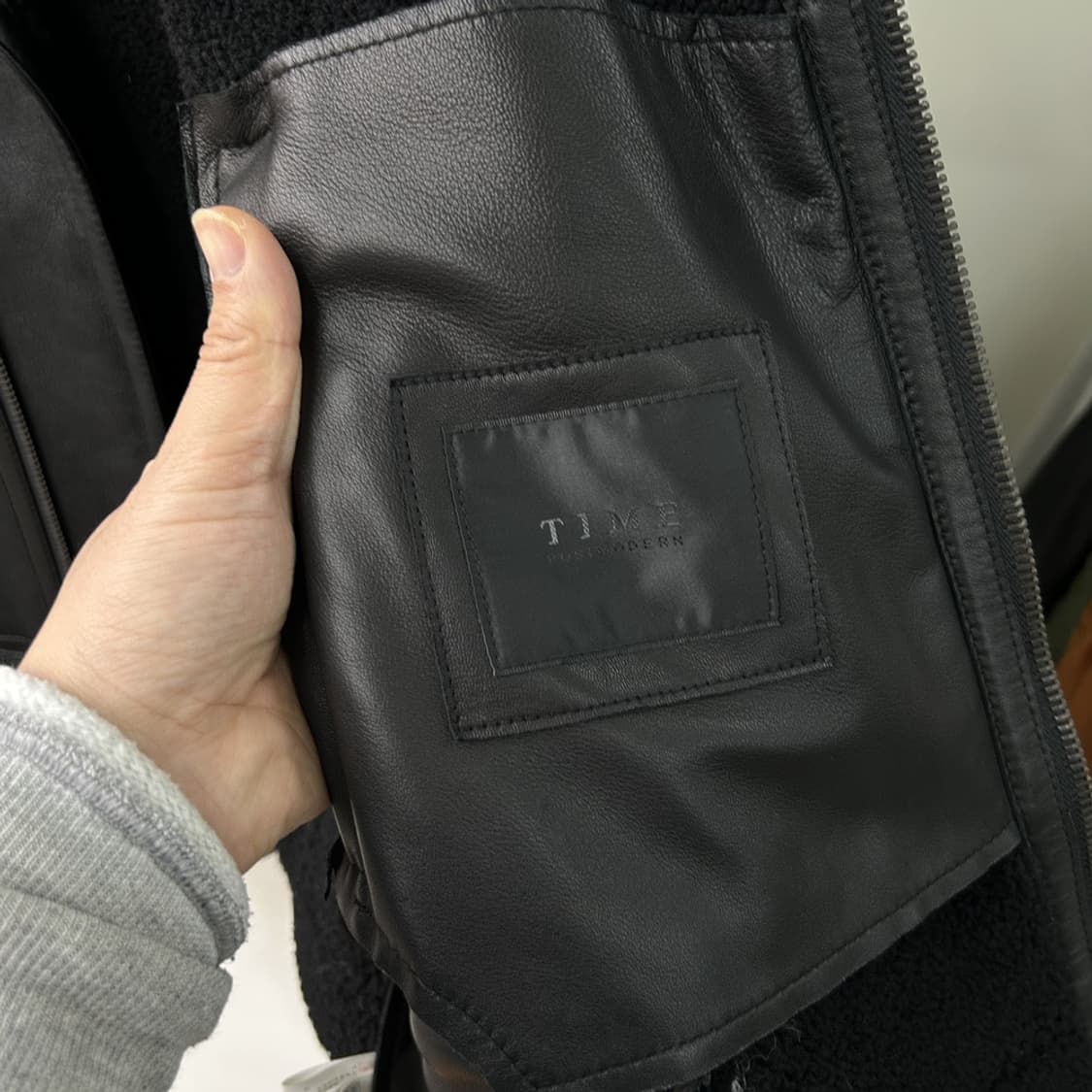 15904 - 타임 램스킨 레더 자켓 상품이미지6