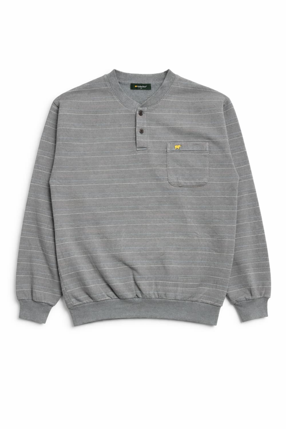 JPN 90s~00s일본 빈티지 y2k 골든베어 스트라이프 헨리넥 맨투맨 상품이미지1