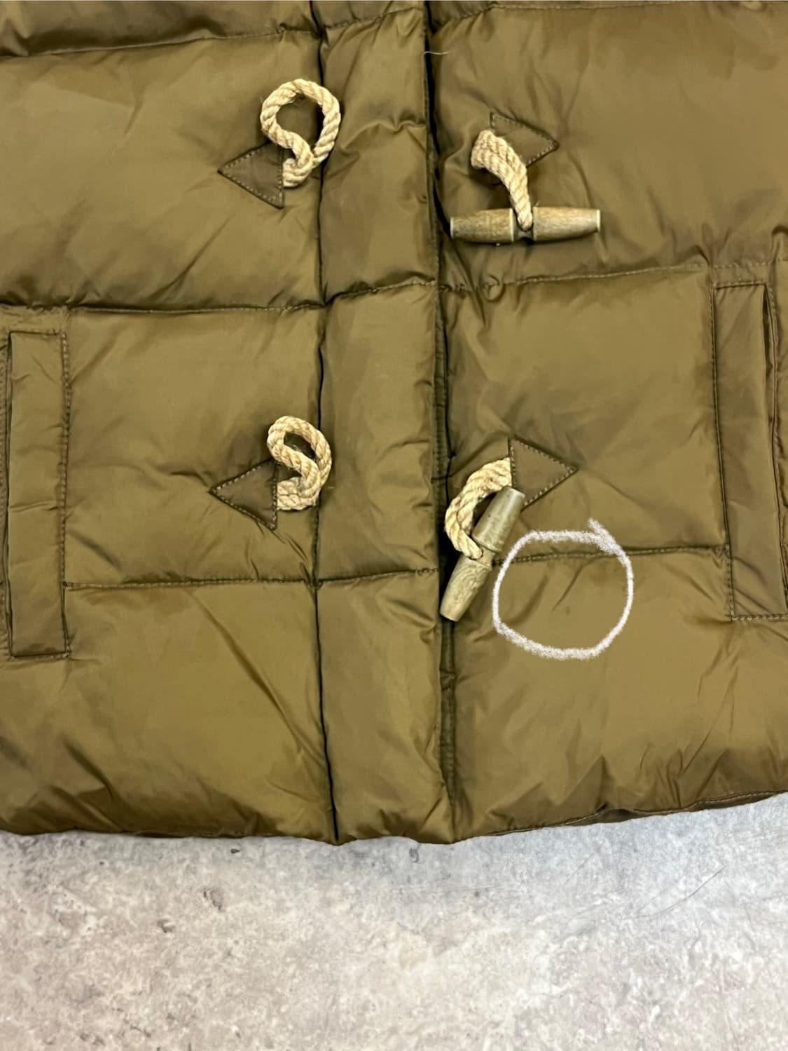 폴로 데님앤서플라이 덕다운 패딩 베스트 브라운 #csz2391  상품이미지8