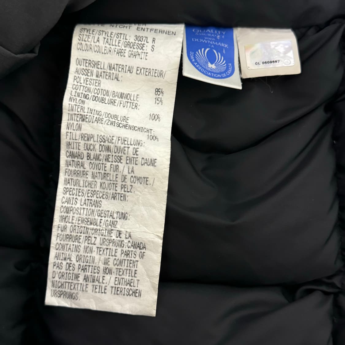 캐나다구스 빅토리아 패딩 S 상품이미지5