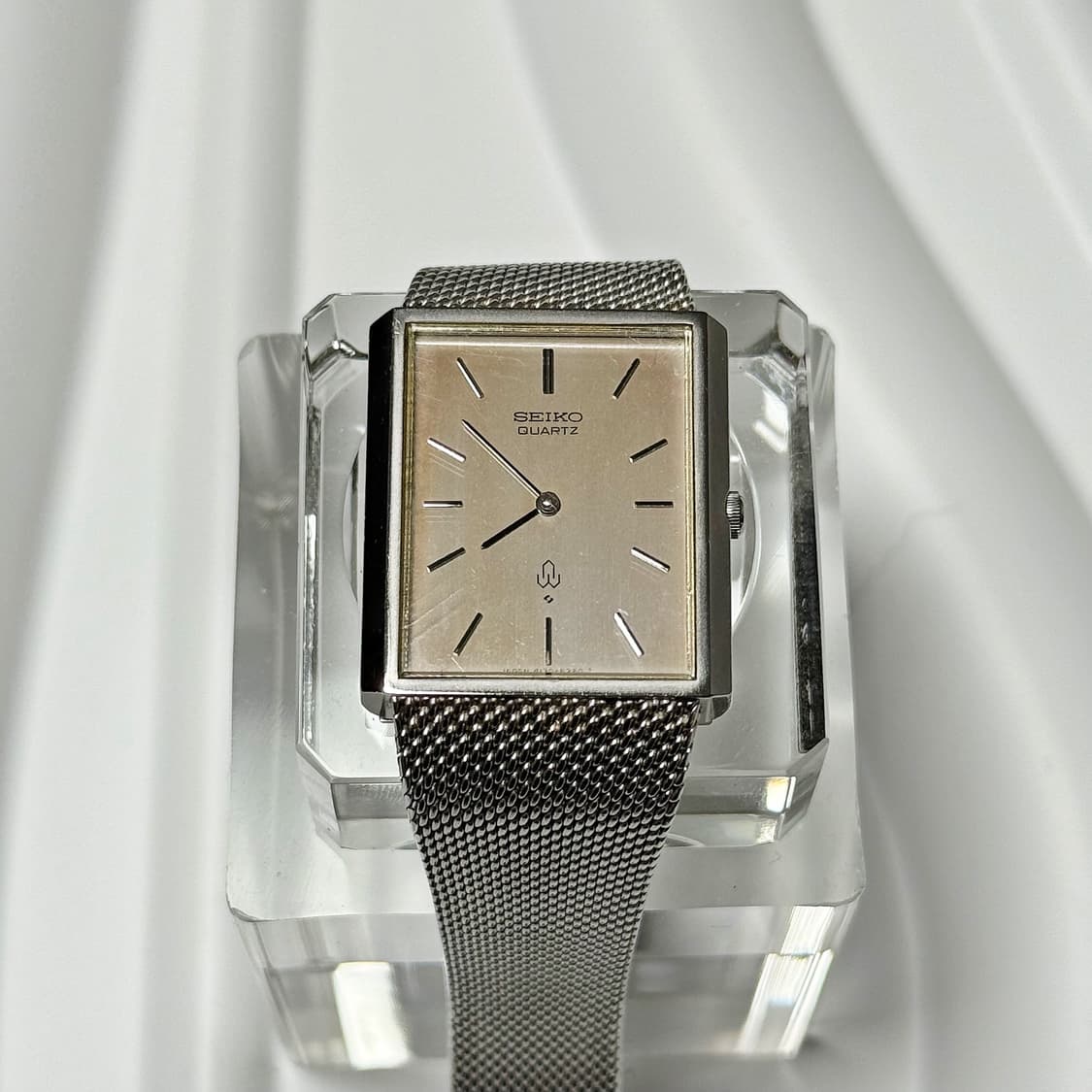 70s80s 빈티지 세이코 샤리오 쿼츠 메쉬 워치 상품이미지7