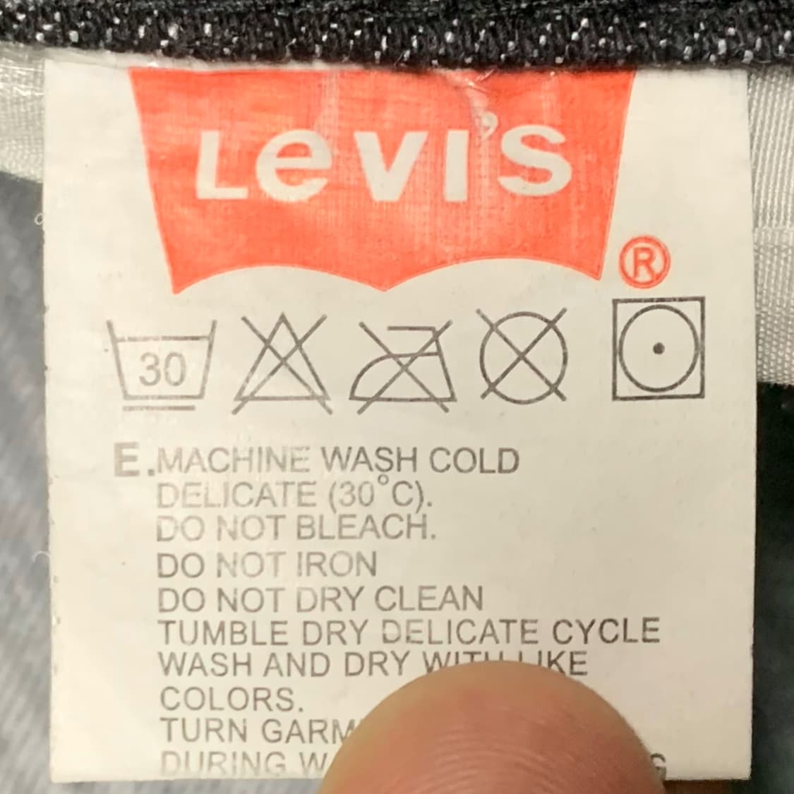 [37] 리바이스 501 테이퍼드핏 데님팬츠 상품이미지5