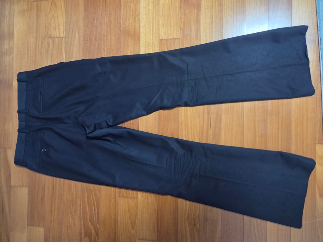 토니웩 버진 울 플레어 테일러드 트라우저 블랙 28사이즈 상품이미지2