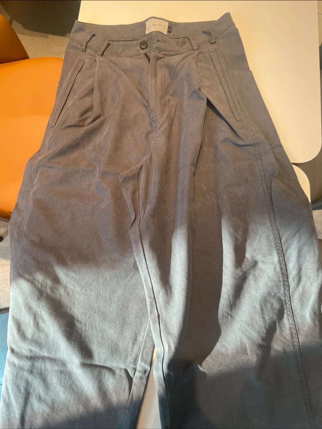 (1사이즈) 비긴202 나이코마 투턱 팬츠 V3 빈티지 그레이  상품이미지3