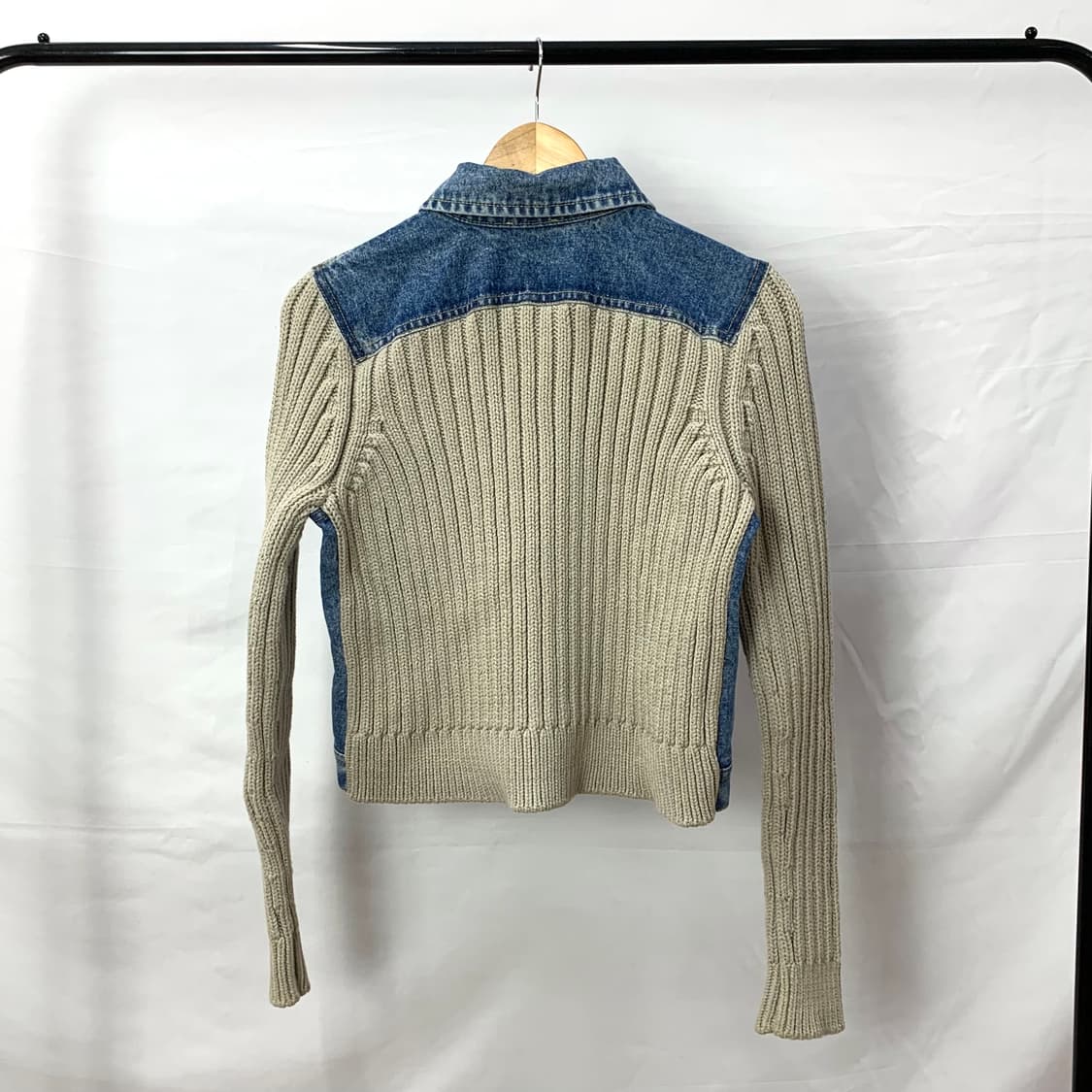 디젤 니트 데님 자켓 상품이미지3