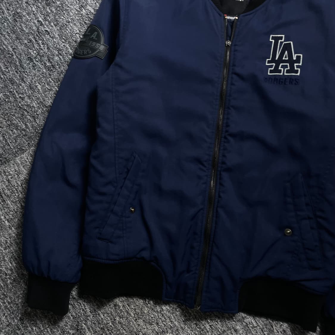MLB LA 다저스 빅로고 봄버 블루종y 2626 상품이미지4