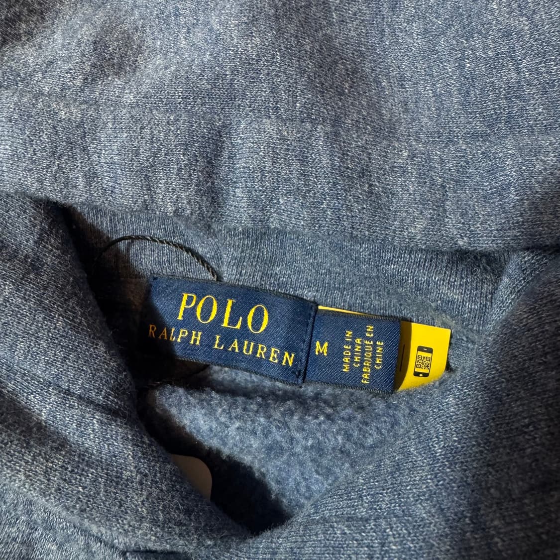 폴로 랄프로렌 헤더블루 로고 후드  상품이미지3