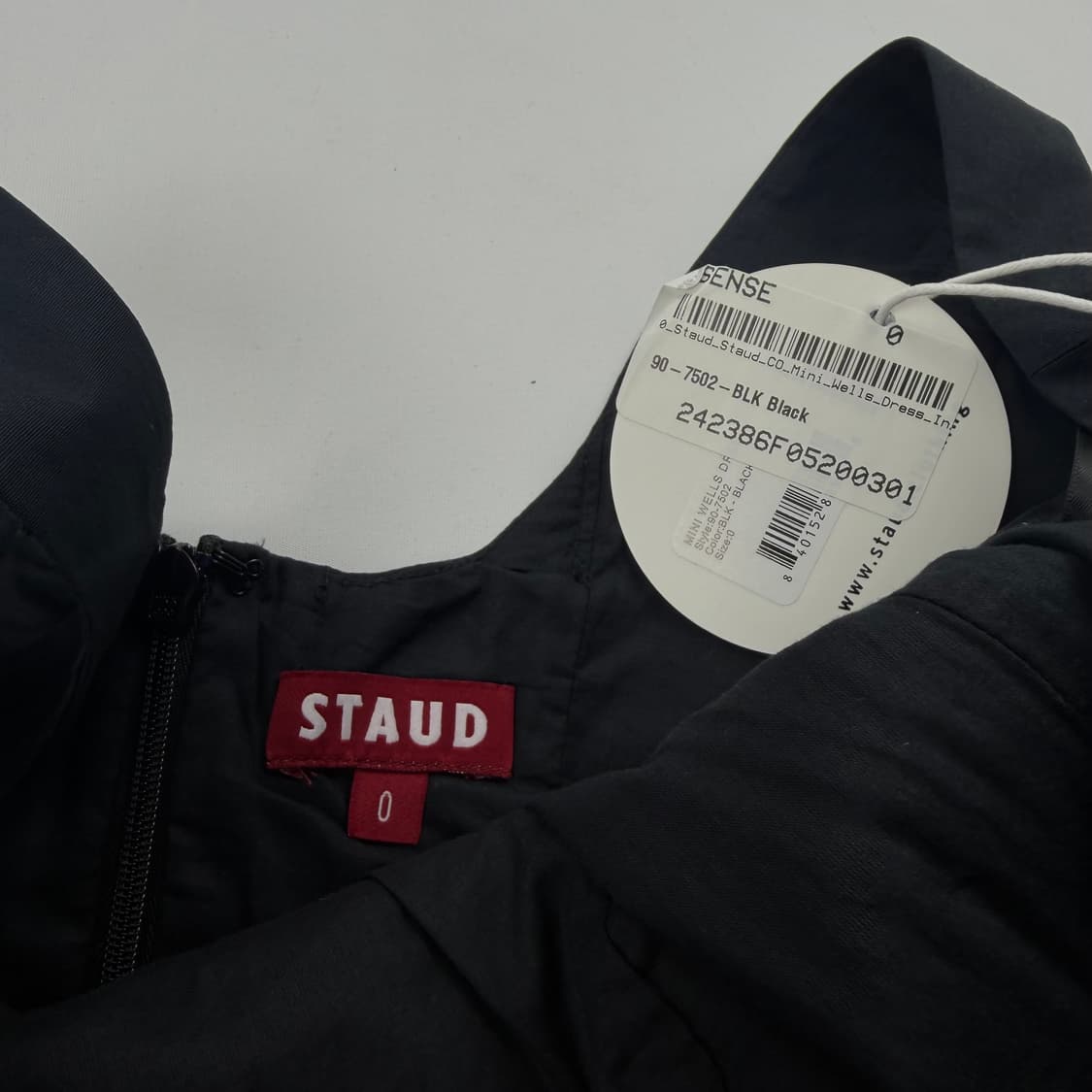 staud 스타우드 미니 웰스 드레스 블랙 상품이미지6