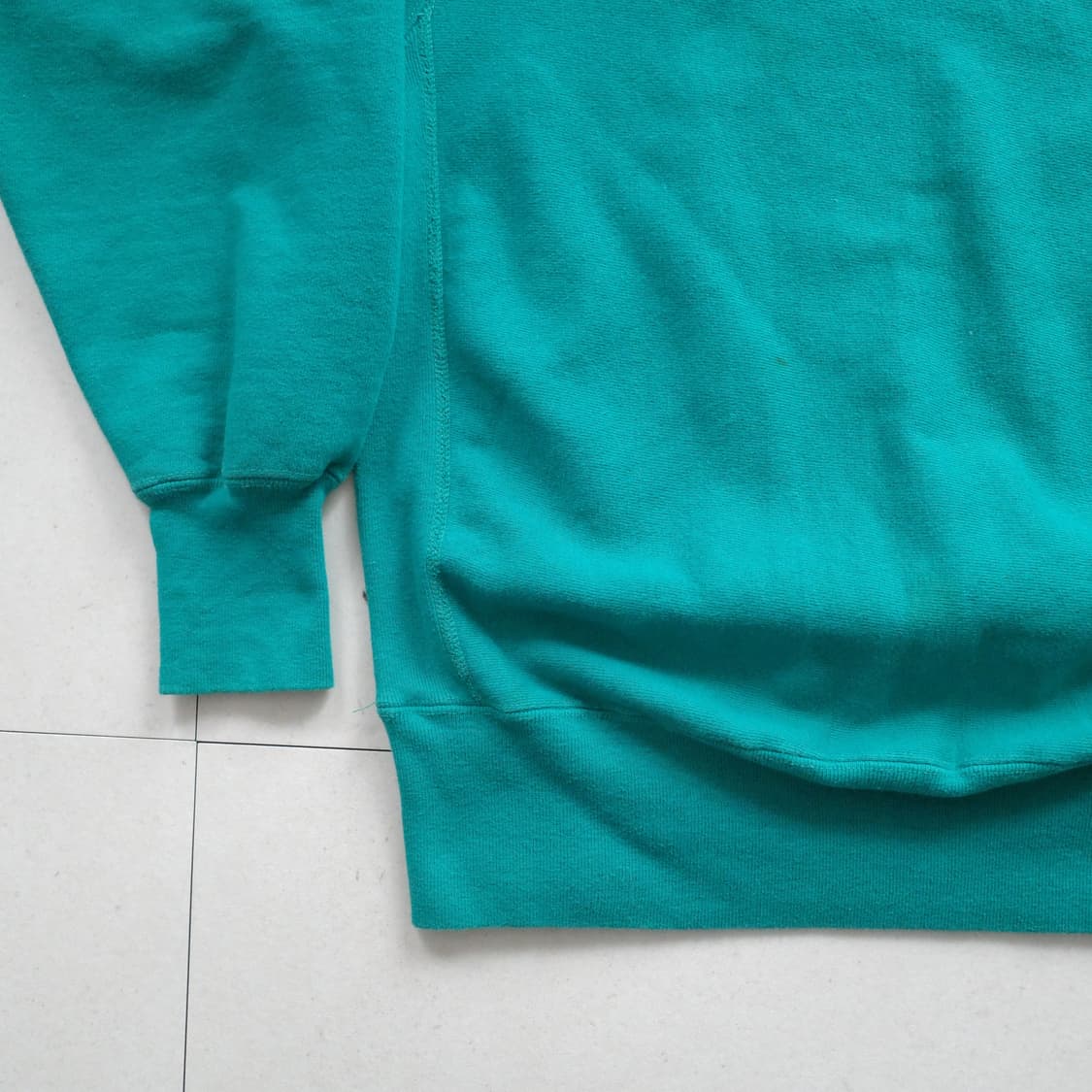 챔피온 리버스위브 90s USA제 맨투맨 에메랄드 L 상품이미지4