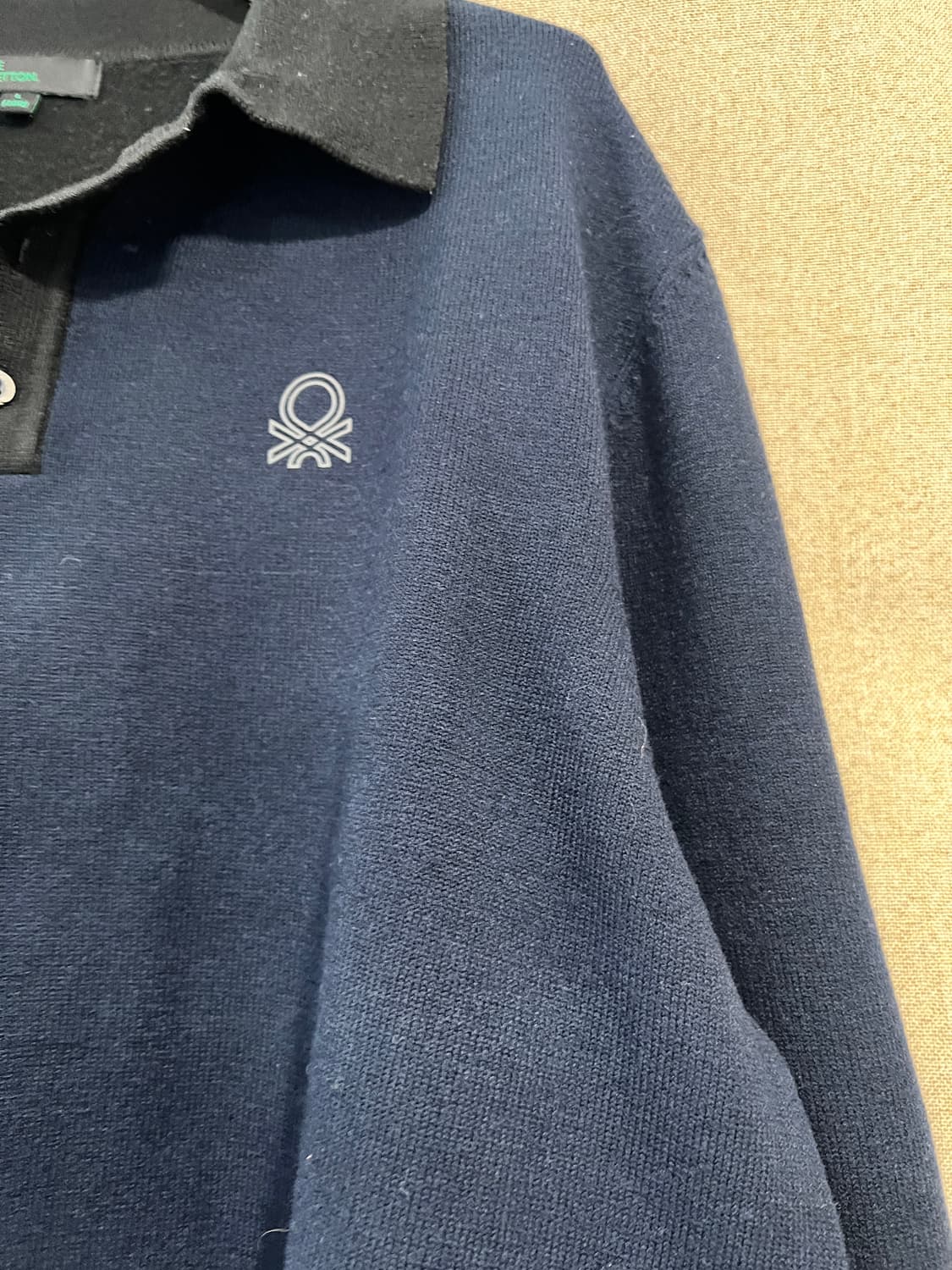 💙27만->2.6만💙 베네통 골프 카라 니트 L(100) 상품이미지3