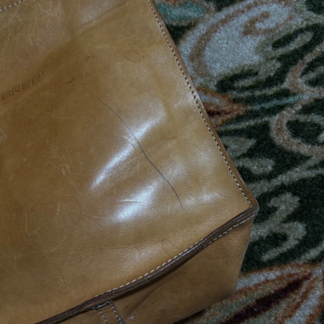 vtg cowhide shoulder bag 상품이미지4