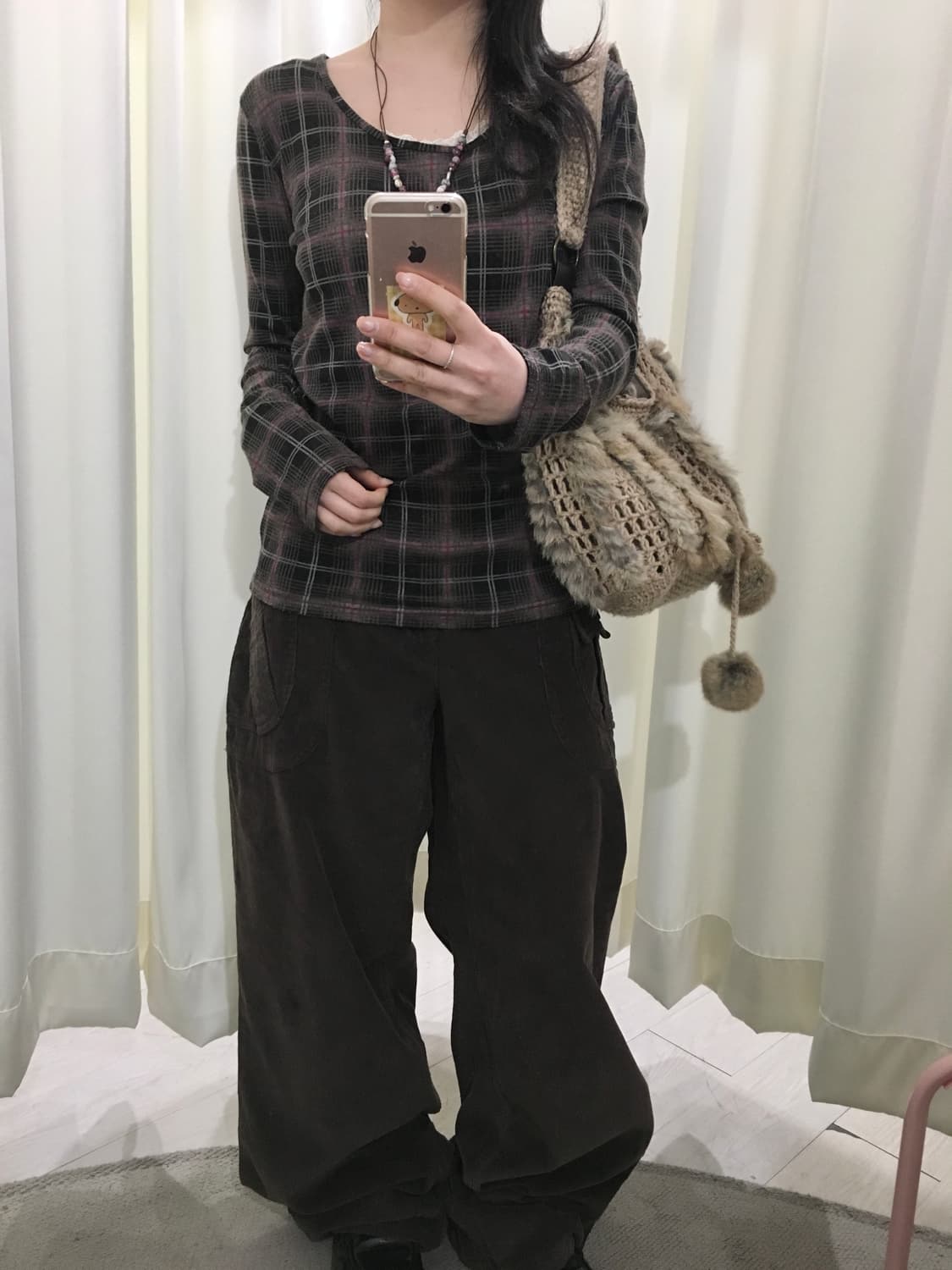 하이픈 월드 갤러리 체크 롱슬리브 상품이미지2