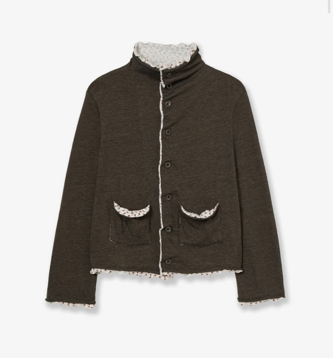 에이이에이이 레이어드 가디건 - 카키 상품이미지1