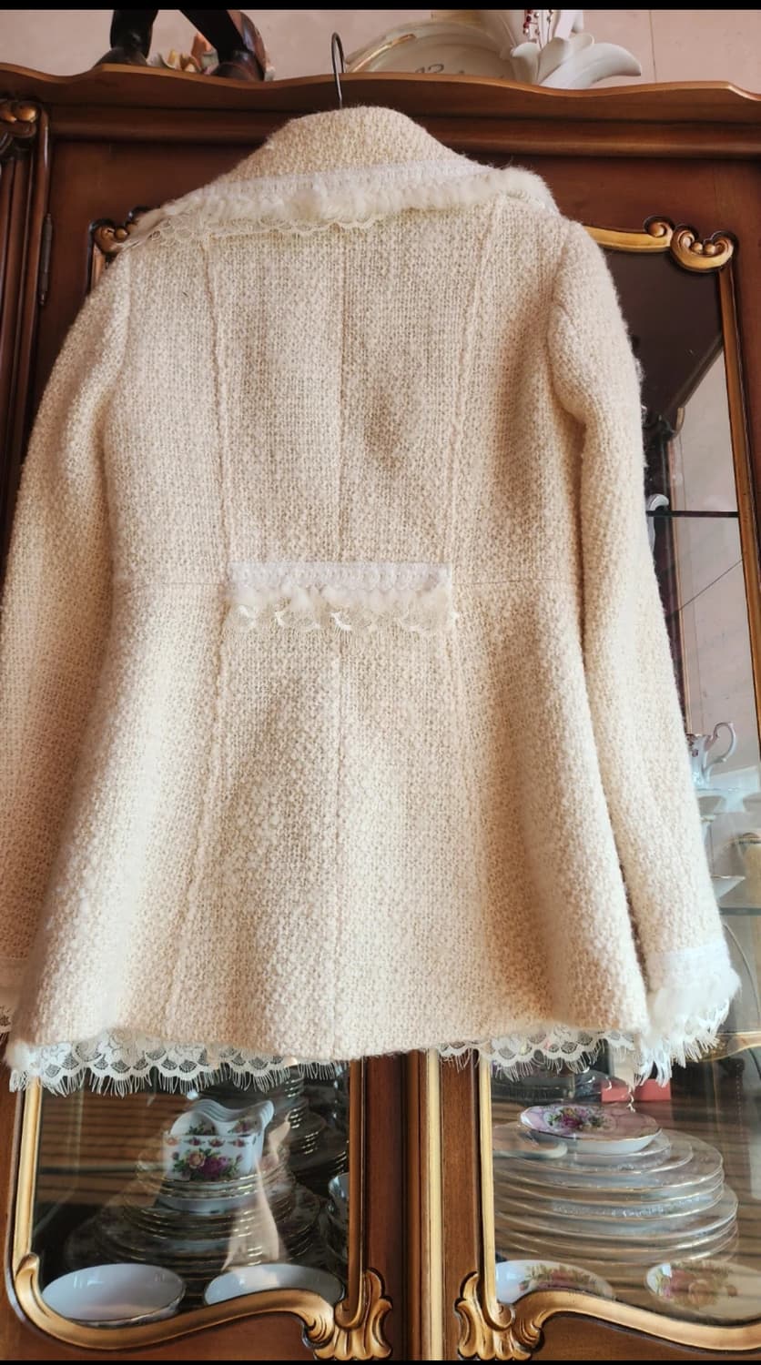 J.Mademoiselle 아이보리 트위드55 자켓 상품이미지5