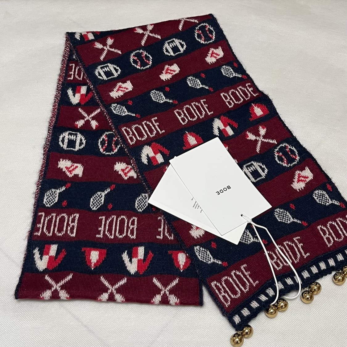 보디 BODE Sporying jacquard 머플러 상품이미지1