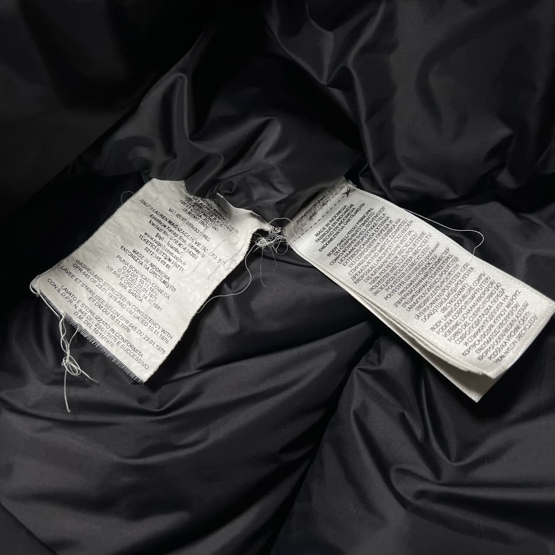 폴로 투웨이 베이지 고햄 덕다운 패딩 자켓 상품이미지9