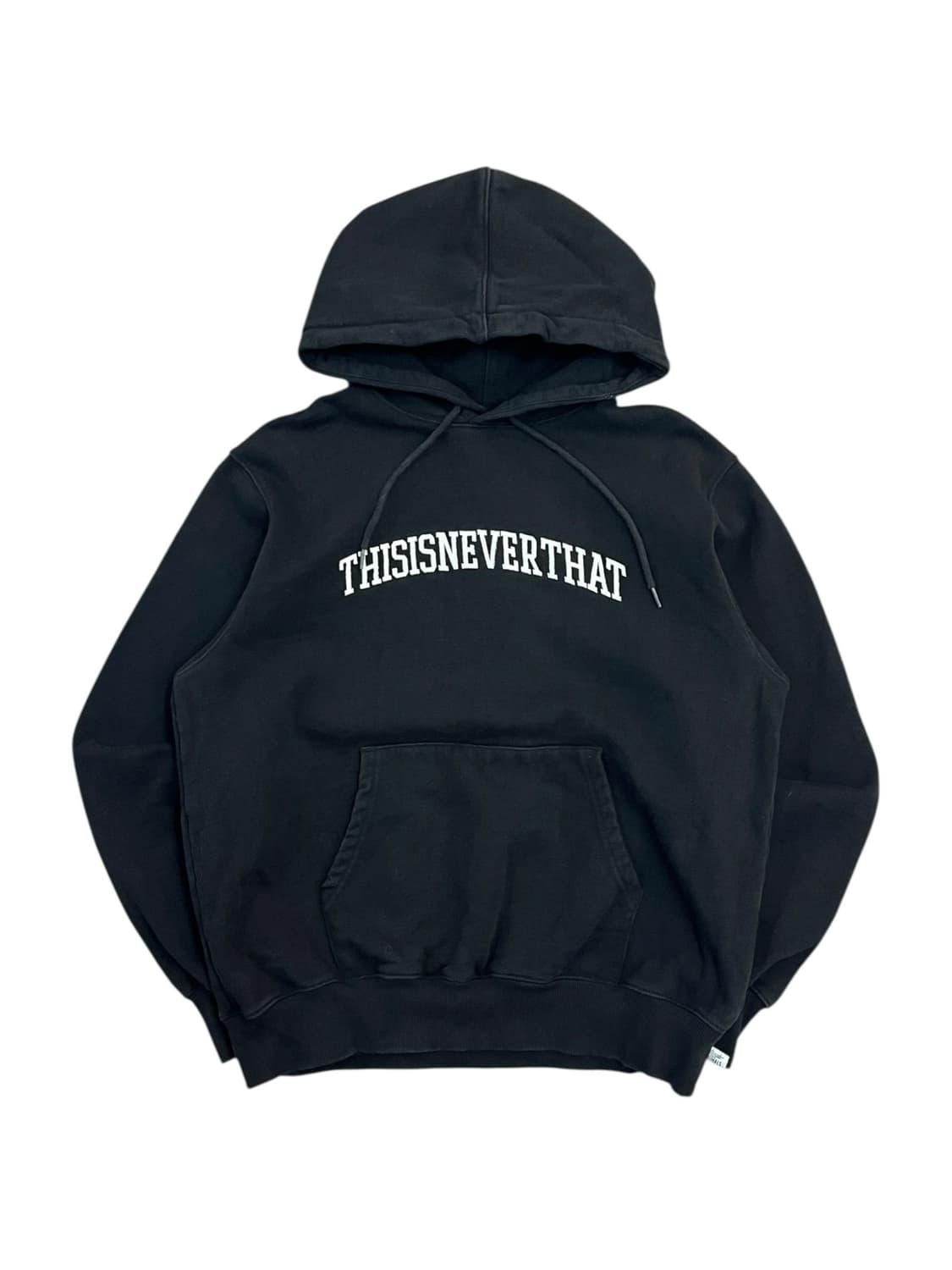디스이즈네버뎃 기모 후드티 블랙 S #csz3060  상품이미지3
