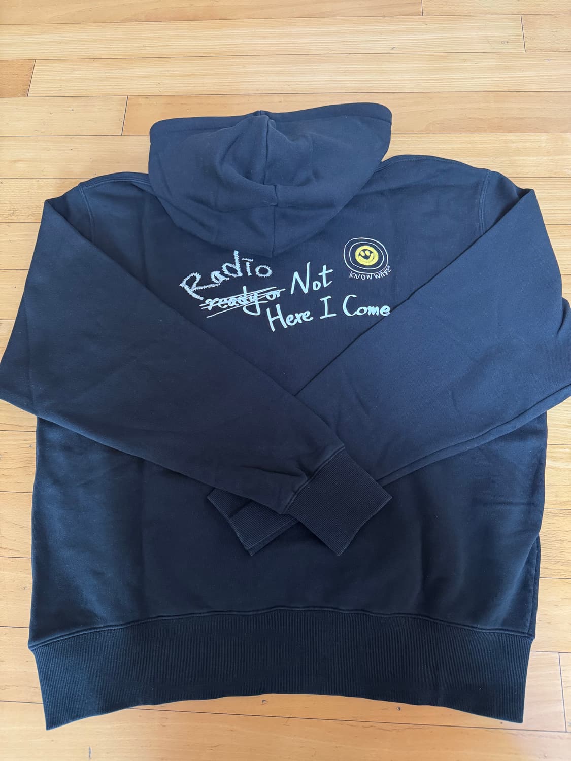 노우웨이브 후드티 블랙 XL 헐값 처분.. 상품이미지2