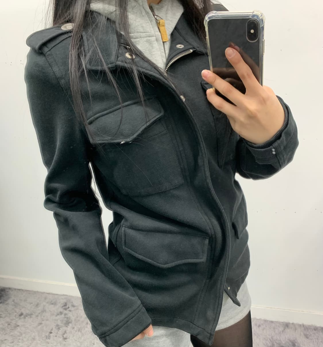 Politix  레이어드 자켓 상품이미지1