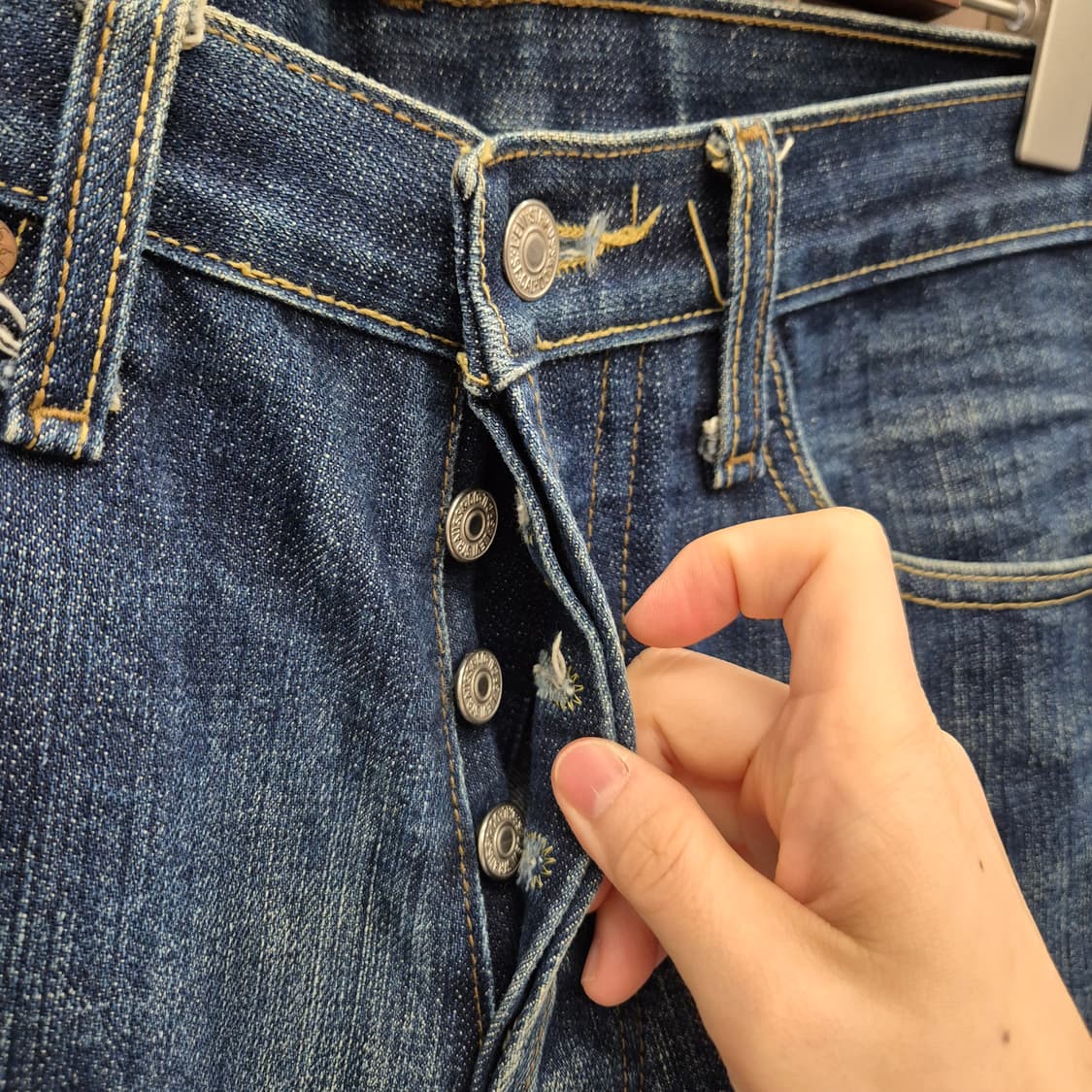 리바이스 501XX 셀비지 데님 팬츠 31 상품이미지5