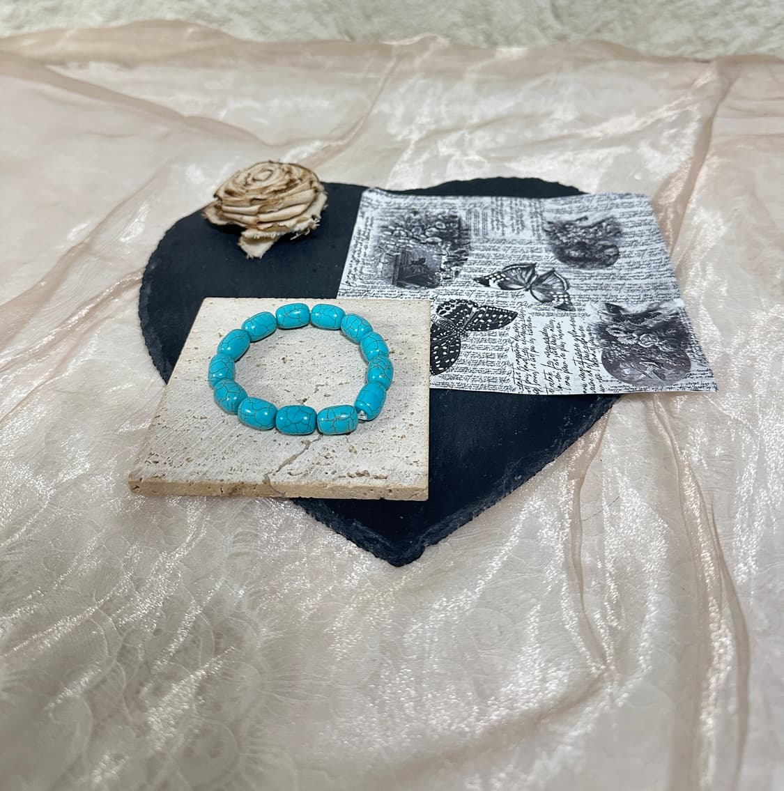 빈티지 터키석 밴딩 팔찌 상품이미지1