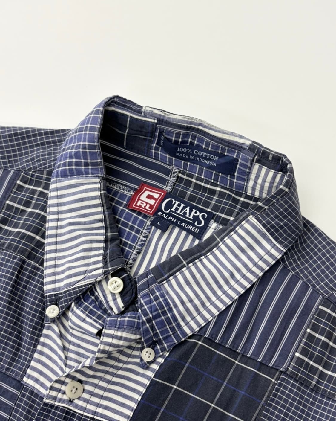 Chaps Ralph Lauren 챕스 마드라스 패치워크 셔츠  상품이미지4