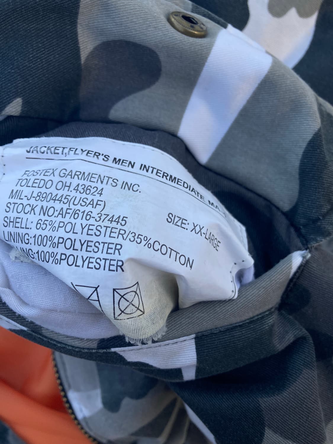 포스텍스 가먼츠 카모봄버 상품이미지3