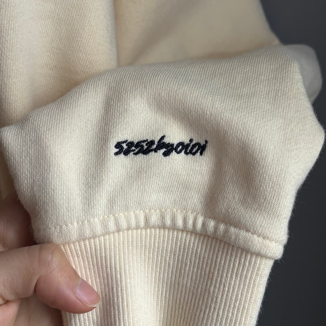 오아이오아이OIOI 후드티 크림 M 상품이미지5