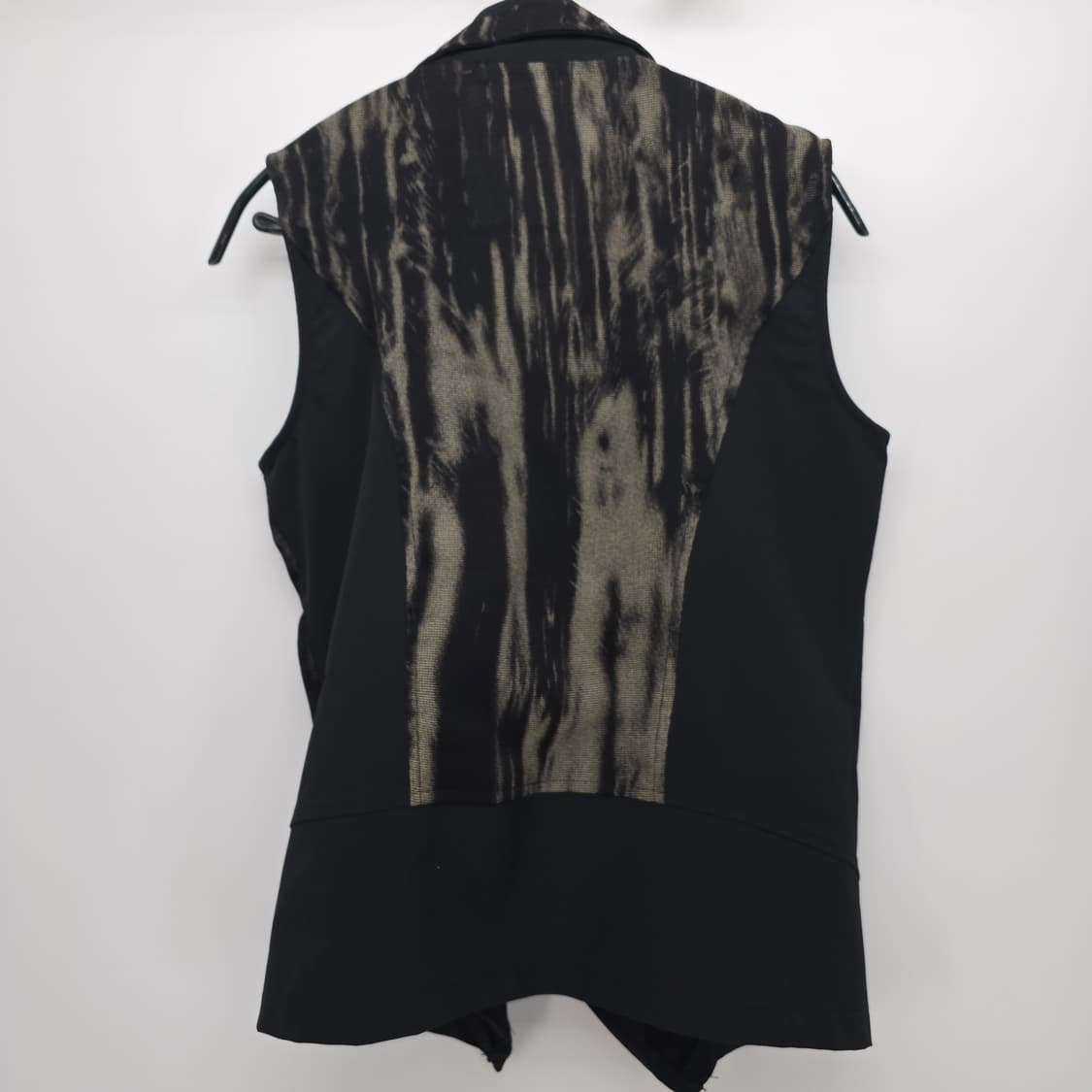 블랙 언발란스 조끼 베스트 상품이미지3