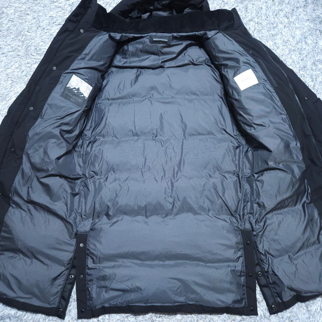 지오지아)105 남자 거위털롱패딩 구스롱패딩 / 왕눈이샵 상품이미지8