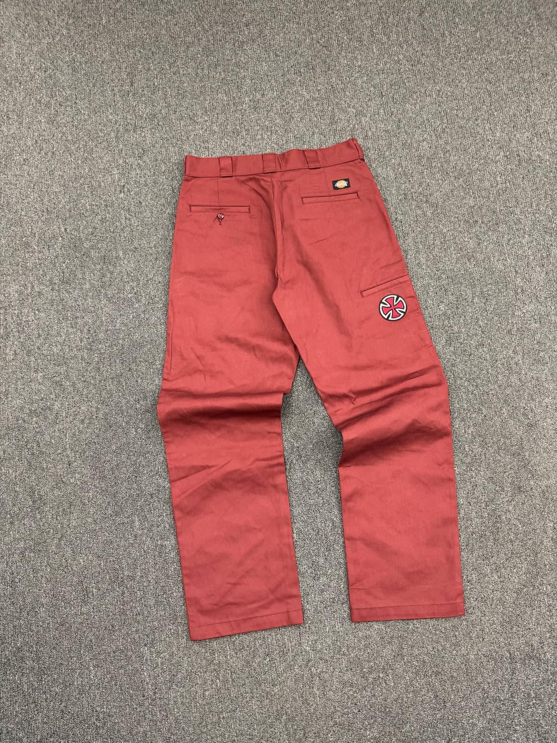 34)디키즈X인디펜던트 버건디 치노팬츠 상품이미지6