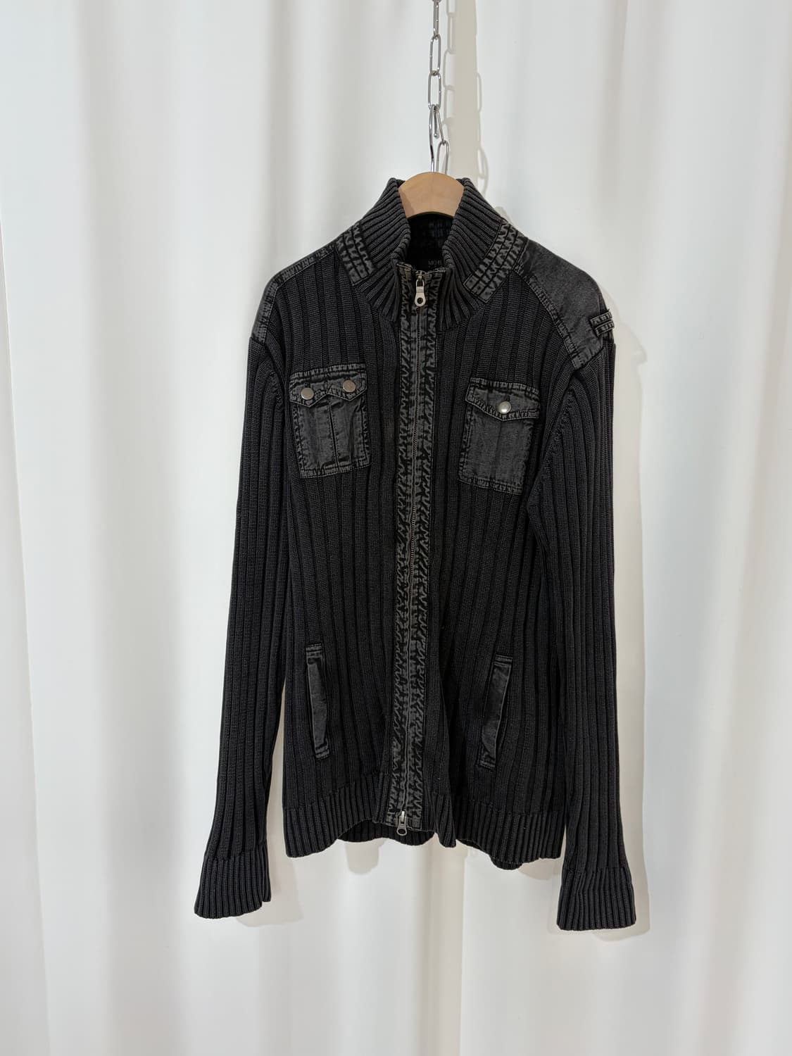 MICHEL KLEIN HOMME knit zip up 상품이미지1