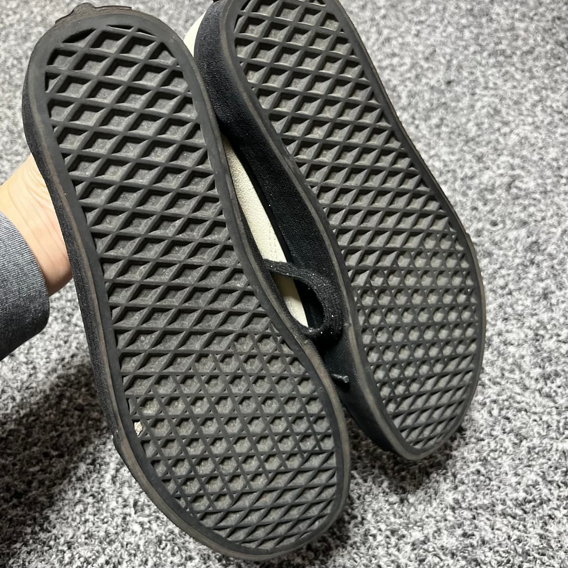 반스 올드스쿨 스웨이드 크림 블랙 240 상품이미지3