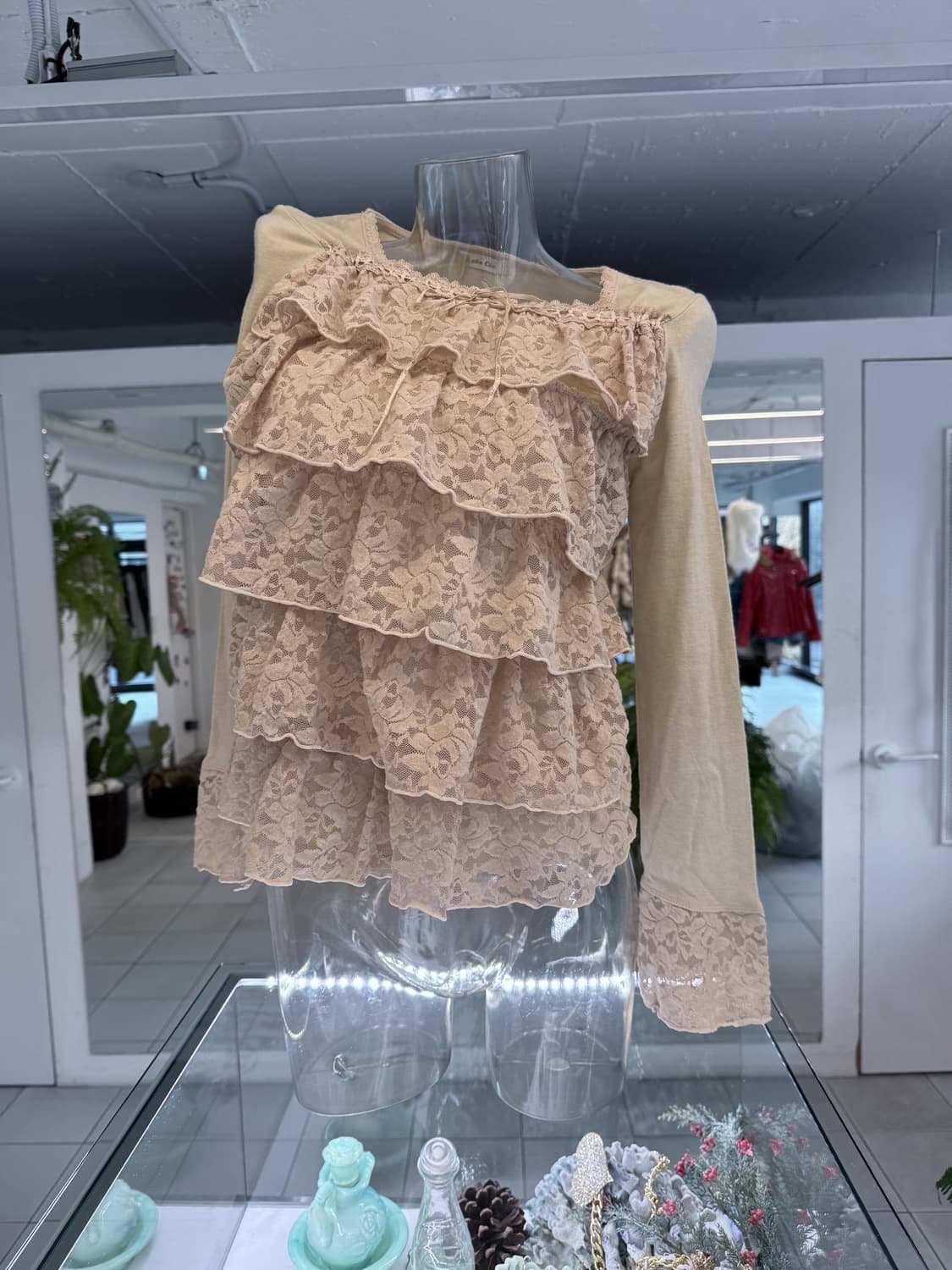 lace frill knit 상품이미지1