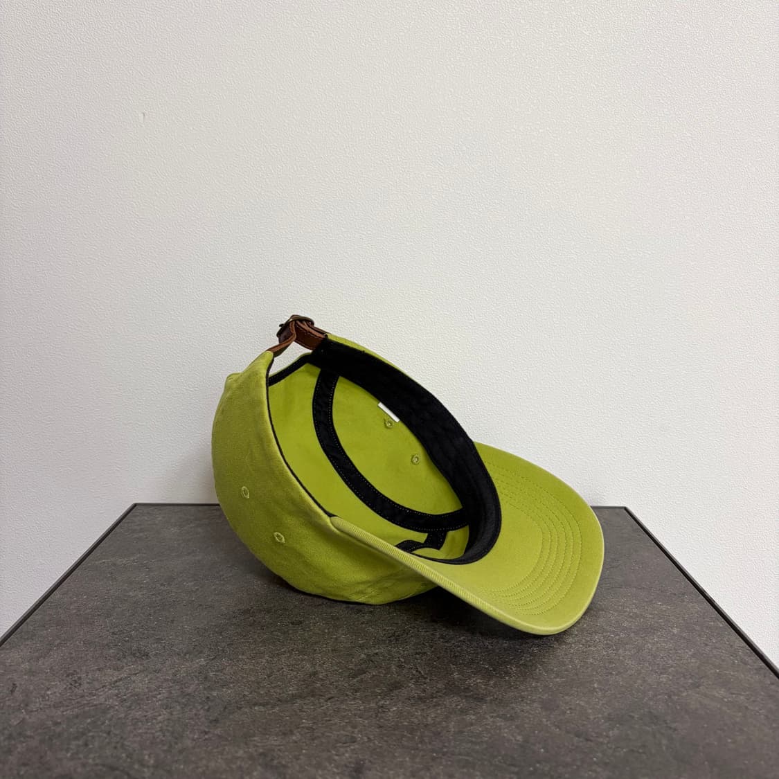 (OS) 슈프림 박스로고 캠프캡 모자 22SS 워시드 다크 라임 상품이미지7