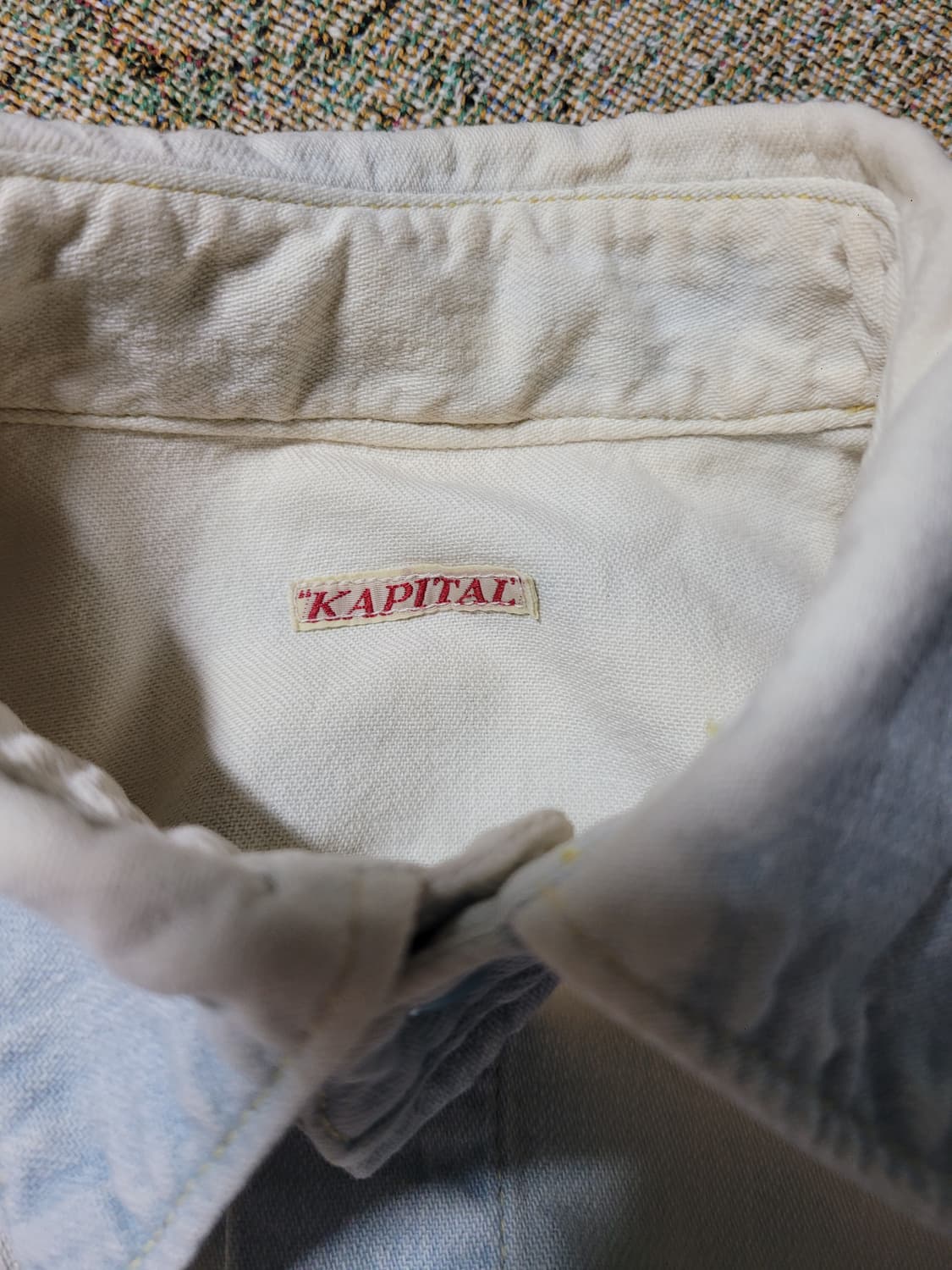 캐피탈 레이디스 웨스턴 데님 셔츠 상품이미지5