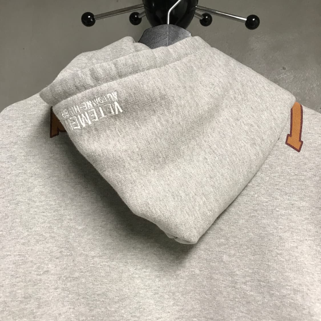 베트멍 로고 후드티 그레이 M 상품이미지6