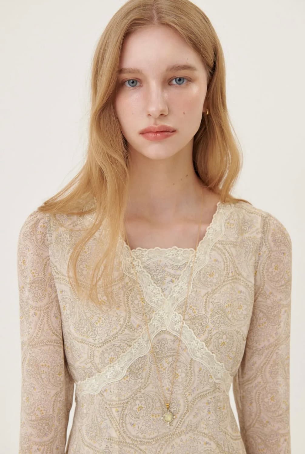 오앨 LACE TIERED MINI DRESS_PAISLEY 원피스 상품이미지4