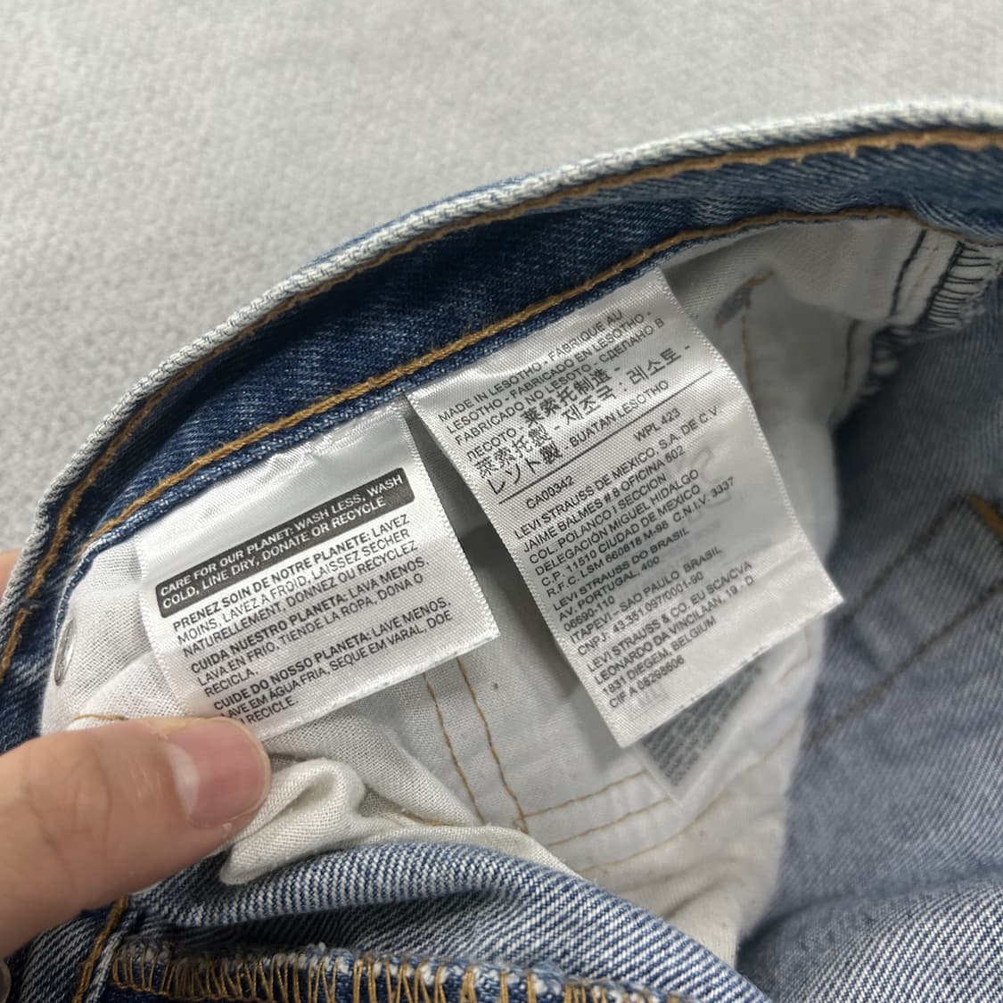 리바이스 데님 청바지 블루 505 34 29 상품이미지3