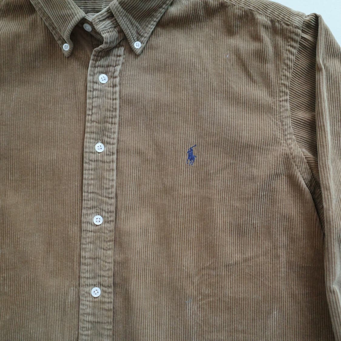90s 폴로 랄프로렌 코듀로이 버튼다운 셔츠 XL 상품이미지2