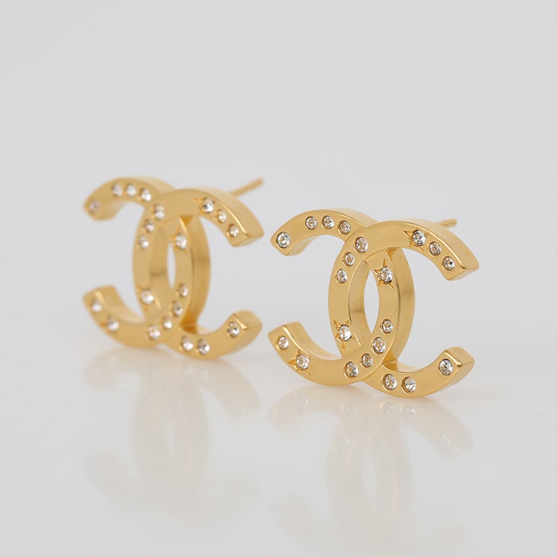 샤넬 라인스톤 스타 이어링 스터드 코코 CC 귀걸이 ABE517 상품이미지9