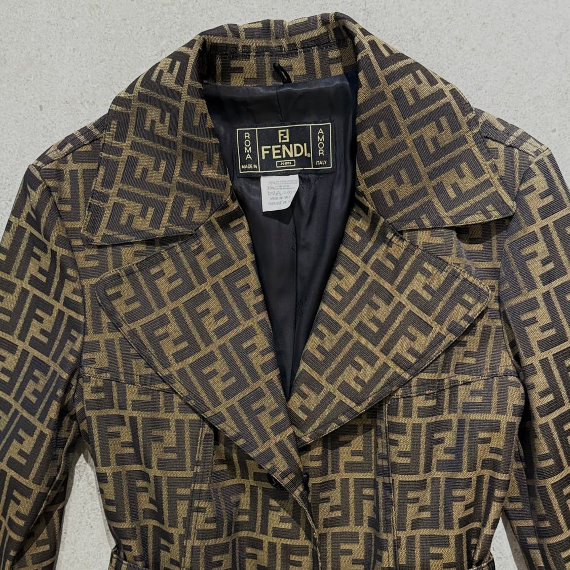 FENDI 주카 트렌치 자켓 상품이미지2