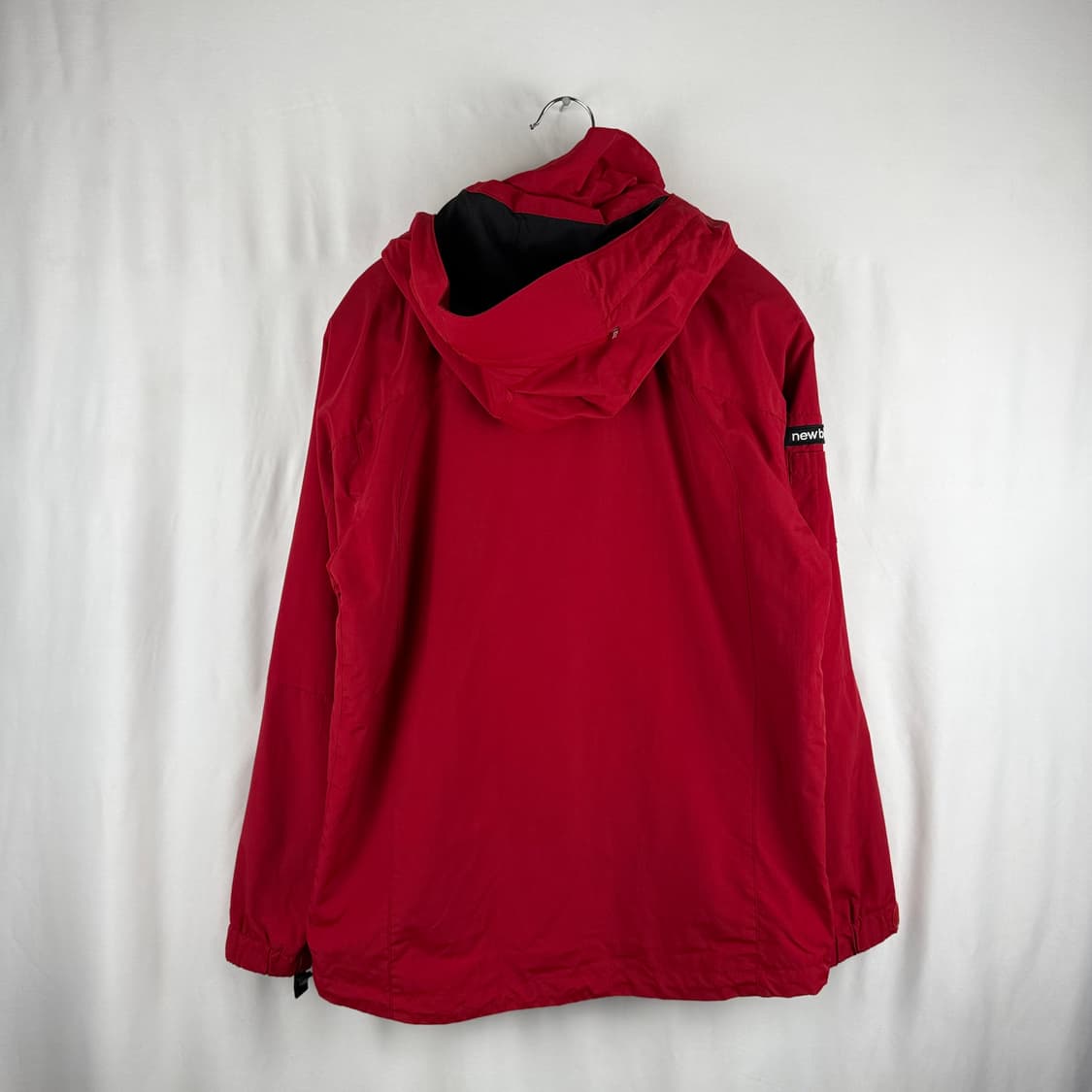 90) 뉴발란스 나일론 바람막이 자켓 레드 상품이미지6