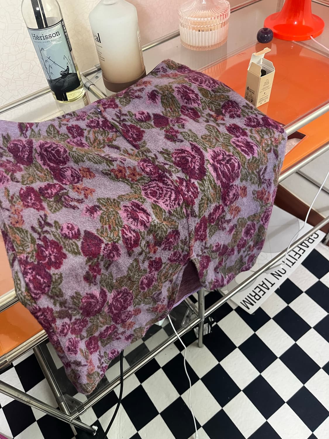 vintage flowers skirt 상품이미지1