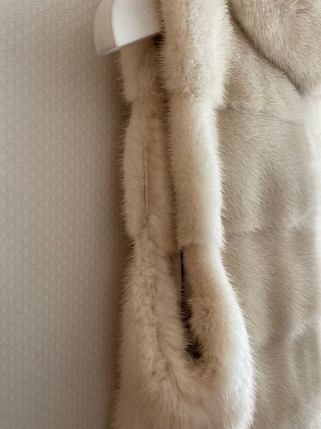 So Pretty (근화모피) 밍크 베스트 아이보리 상품이미지5