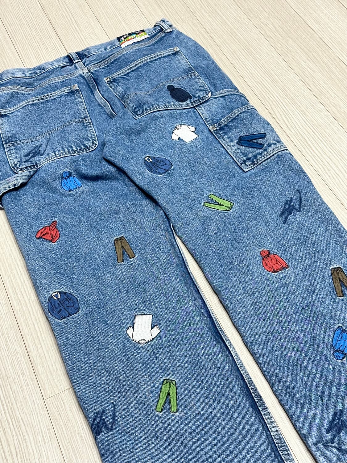 gap x 션 우더스푼 패치 데님팬츠 상품이미지3