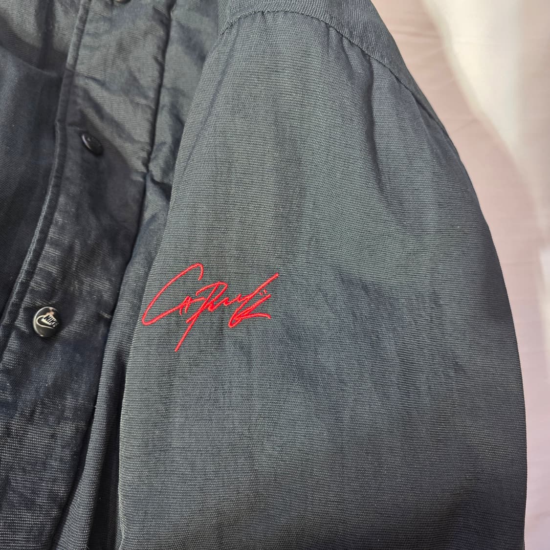 [105]나이키 90s 올드스쿨 박찬호 바시티 자켓 블랙 상품이미지6