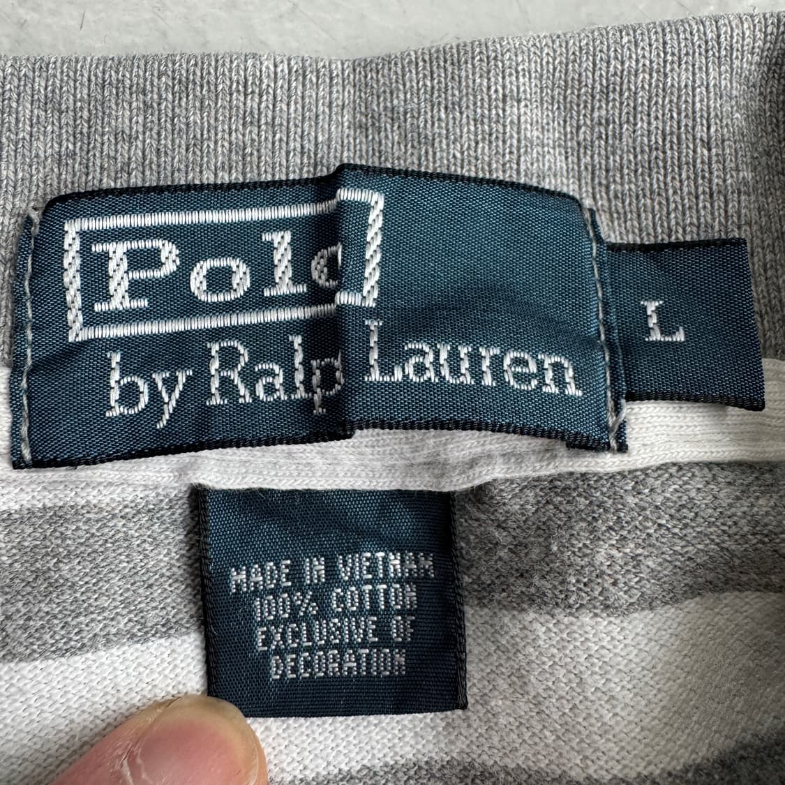 폴로 포니 PK 스트라이프 카라 반팔 티셔츠 상품이미지6